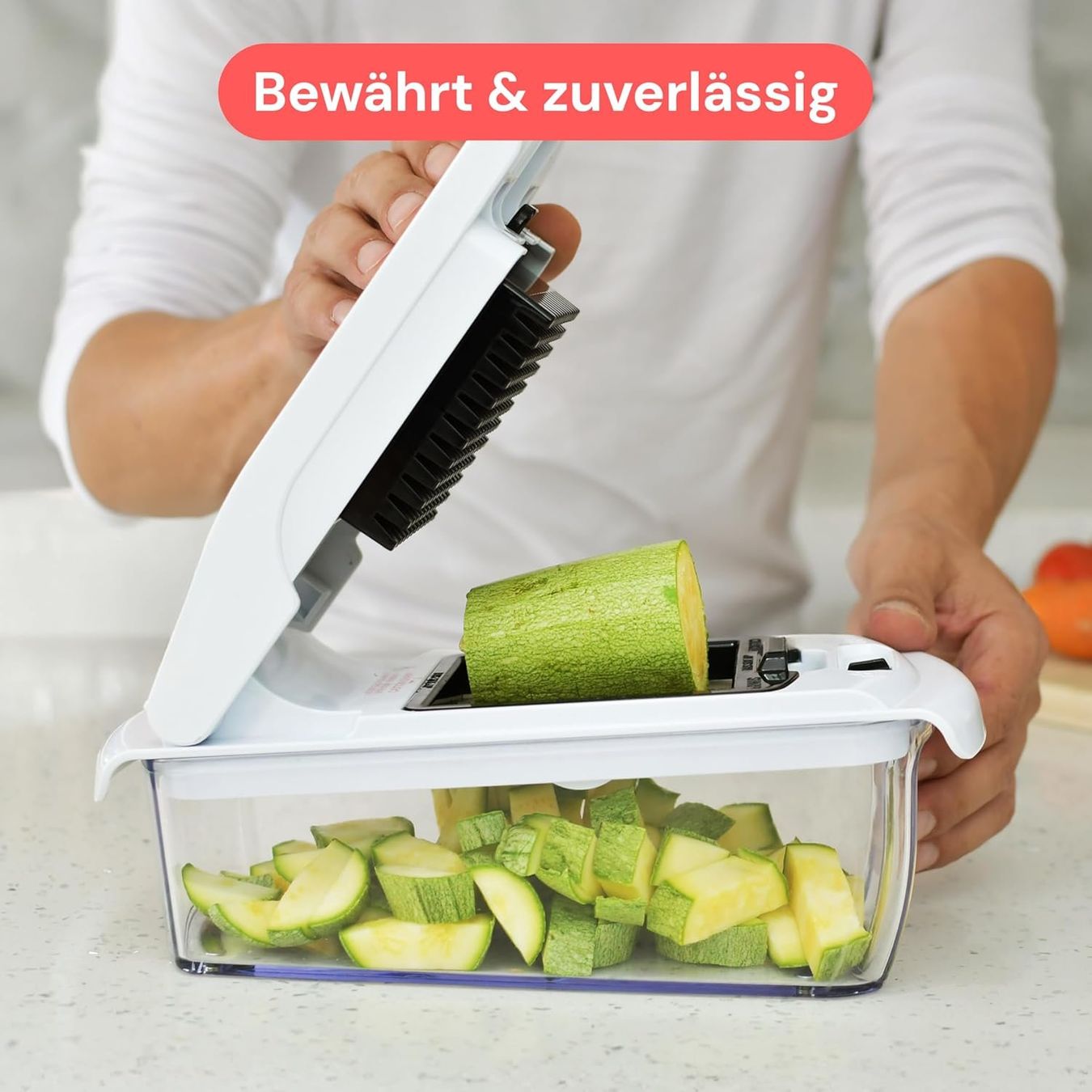 Elettrodomestici da cucina: Gemüseschneider 10-in-1 mit Auffangbehälter – Nuovo e nell'imballaggio originale da St. Gallen venduto da sch_zsz7 1