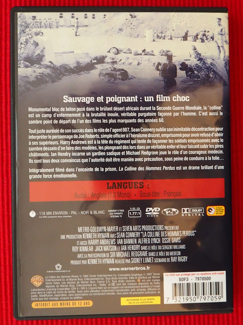 Tutti i DVDs: The Hill / Sean Connery / FR-Import / englisch – Usato da Chur venduto da dluli 1