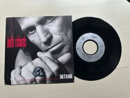 KEITH RICHARDS rare Single ROLLING STONES Take it so hard