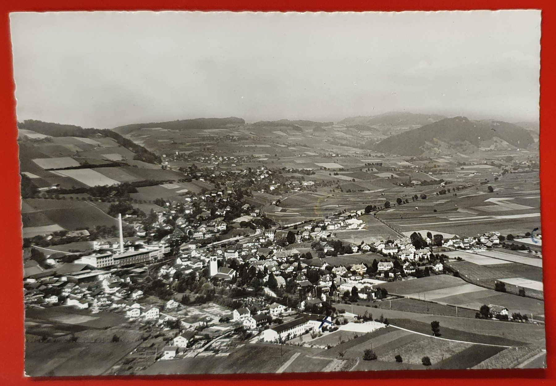 Cartoline postali: Fliegeraufnahme Konolfingen 1952 – Usato da Kreuzlingen venduto da Rschweiz1