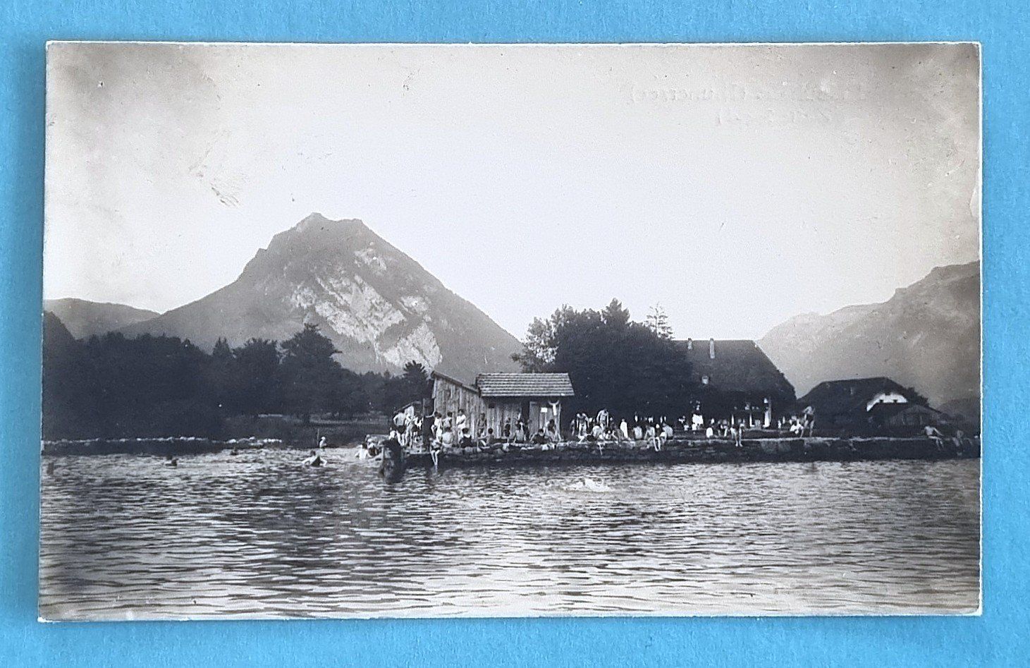 Cartoline postali: Thunersee - Seebad Neuhaus - 1926 – Usato da Rothrist venduto da RROENK