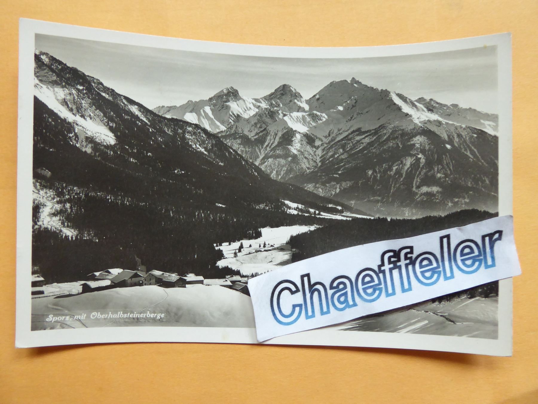 Cartoline postali: Sporz mit Oberhalbsteinerberge – Nuovo (secondo la descrizione) da Zürich venduto da Chaeffeler
