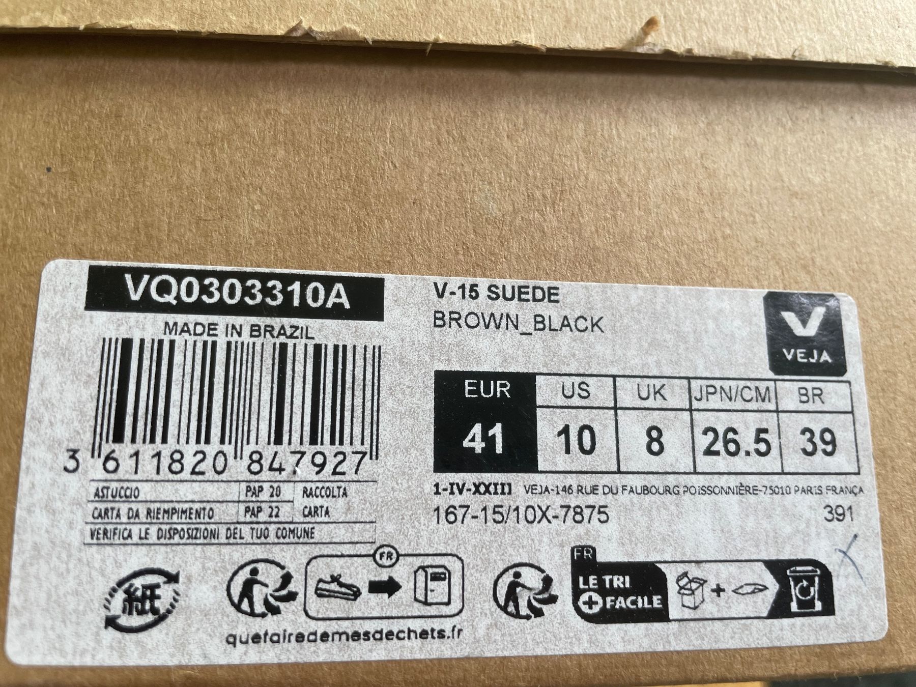 Veja Scarpe da uomo: Veja Schuhe Freizeitschuhe – Nuovo (secondo la descrizione) da Flüelen venduto da AU10 3