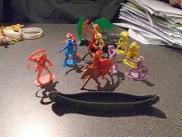 Cowboy und Indianer, 10 Figuren