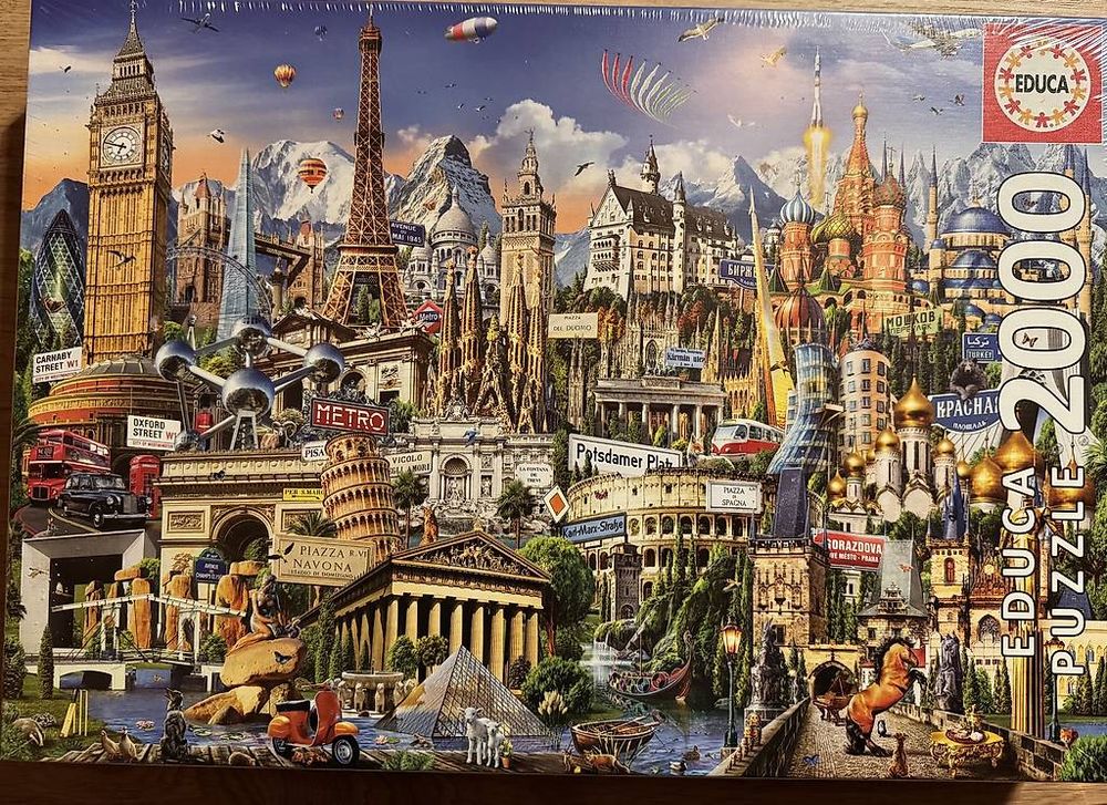 PUZZLE 2000 PIÈCES : SYMBOLES D'EUROPE - Educa (NEUF) (Neu und ...