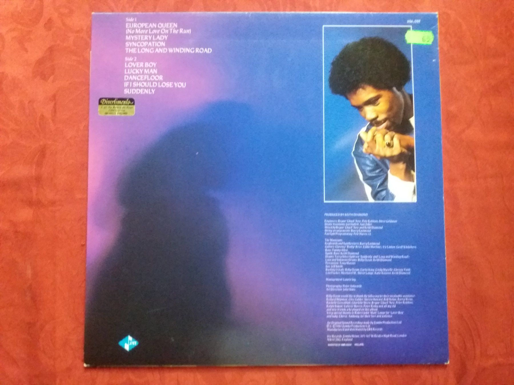 Schallplatten: LP (Billy Ocean) Suddenly – Gebraucht aus Meyrin von toutatis 1