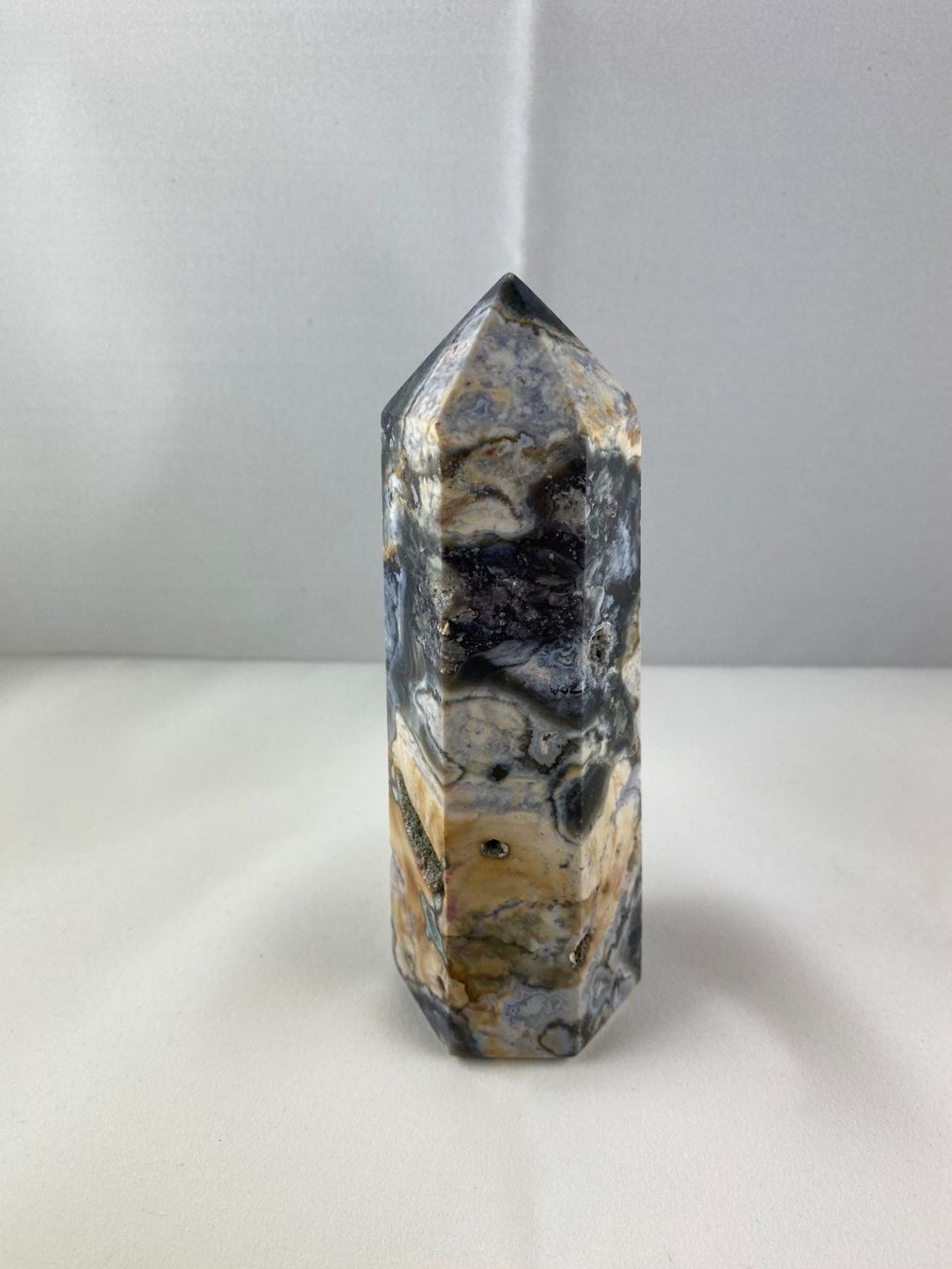 Minerali & Pietre curative: Ocean Jasper 5.1cm 4.3cm 14.5cm 495g – Usato da Schinznach Bad venduto da Prosperos 1