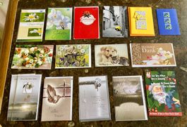 Konvolut Grusskarten Geburtstag, Trauer, etc. NEU!  Set 2