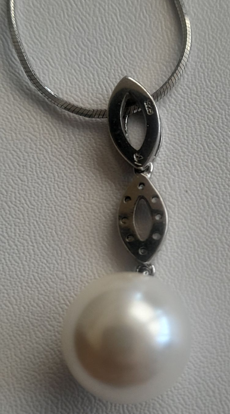 Ketten: Collier en argent 925,et Perle.  – Gebraucht aus Lausanne von Glam-Luxe 4