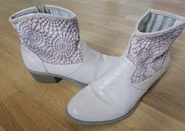 Rieker Stiefeletten, Gr. 38, Rosa, Top Zustand