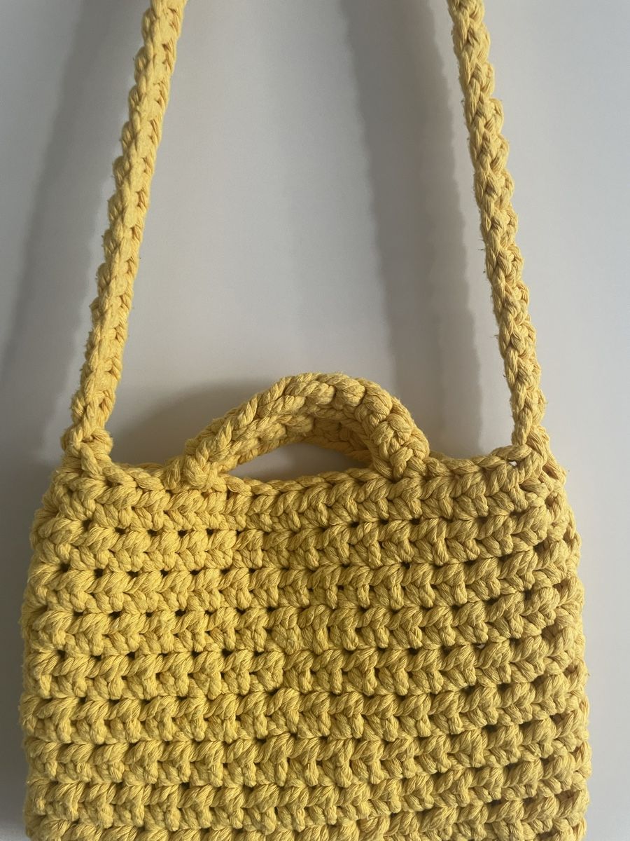 Borse da donna: Gelbe gehäkelte Tasche – Usato da Zürich venduto da M500ZH 1