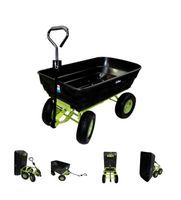 Gartenwagen Handwagen Kippwagen Bollerwagen  400kg 125 Liter