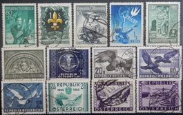 Österreich ex. Kat. 852-1016 gest. 1947/55 Kat. 122 Euro