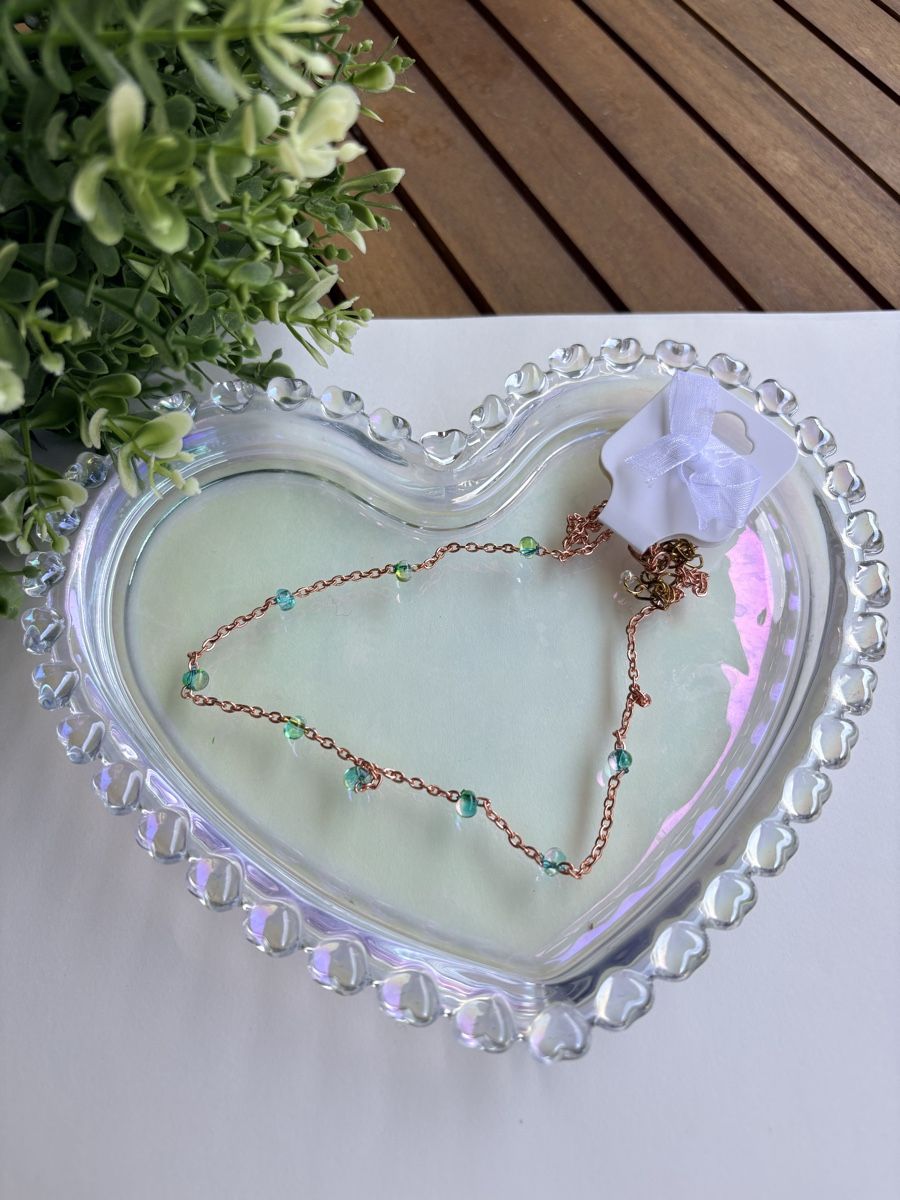 Catenine: Kette mit grünen Perlen – Nuovo e nell'imballaggio originale da Binningen venduto da chr_g6n2 2