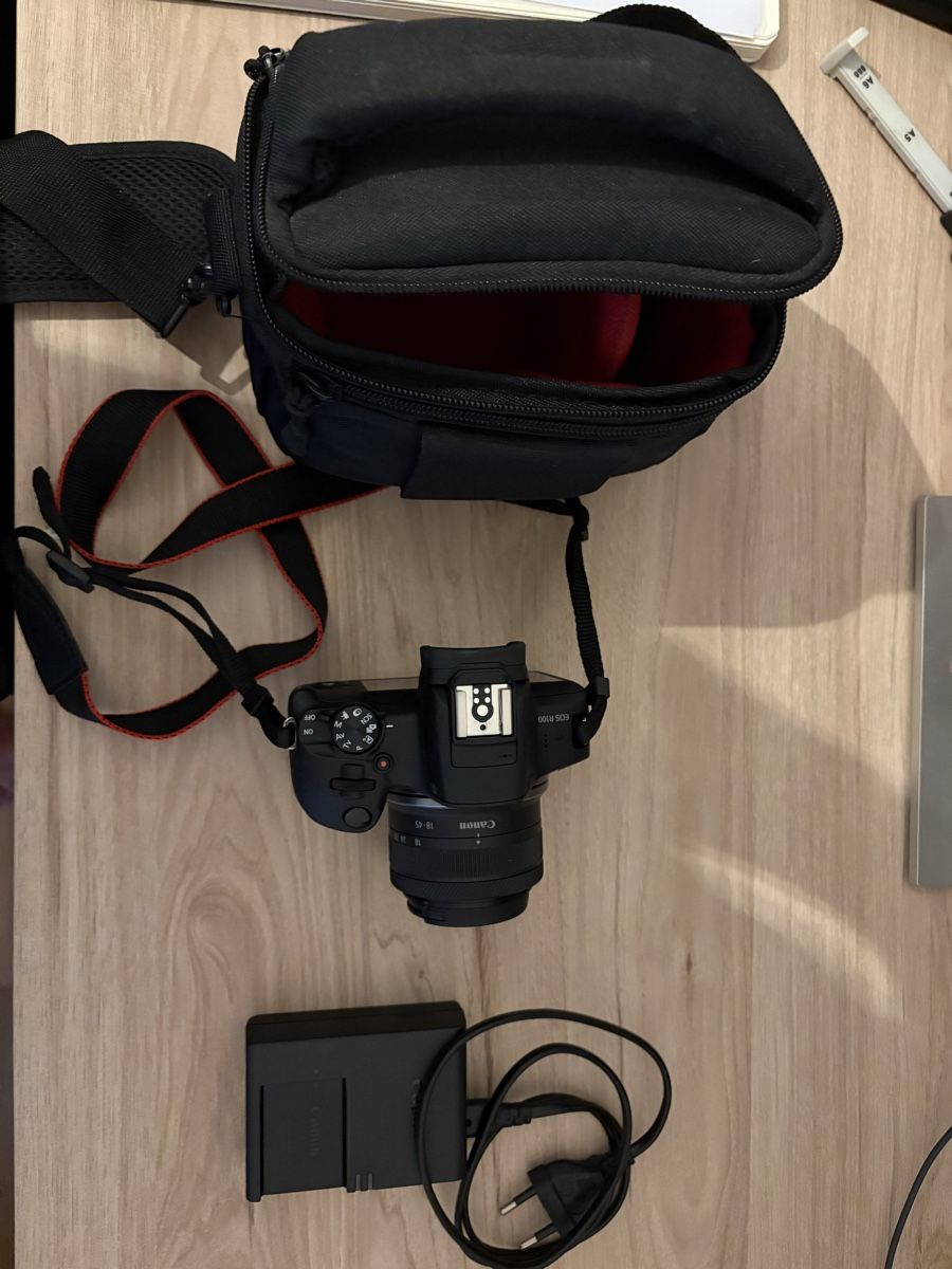 Canon Fotocamera: CANON EOS R100 + RF-S 18-45mm – Nuovo (secondo la descrizione) da Mannens venduto da arn_wd2x