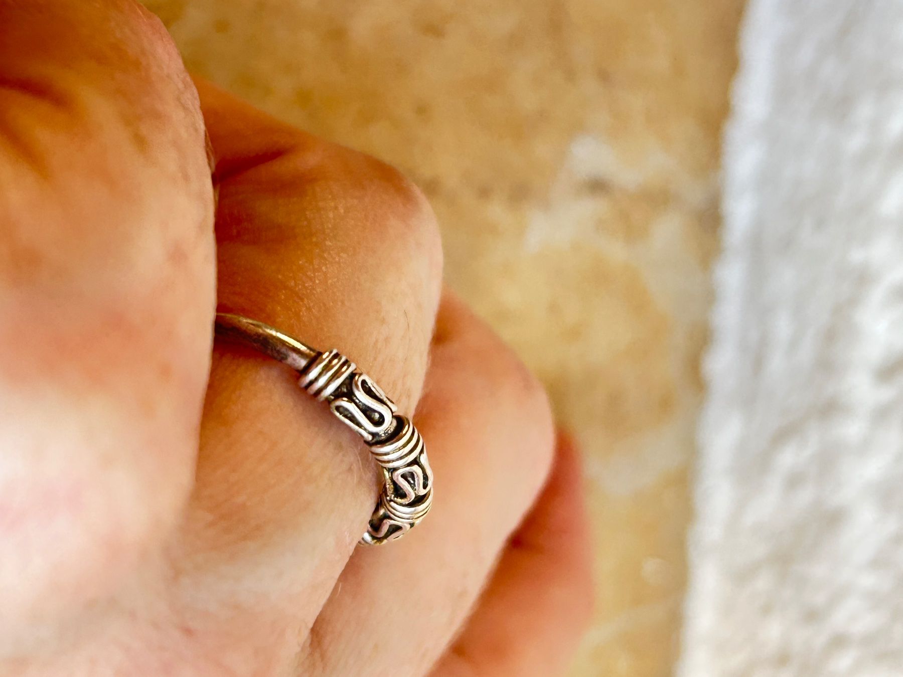 Anelli: Vintage Silberring "SNAKE" Grösse 53 – Usato da Dittingen venduto da Bellevista 6