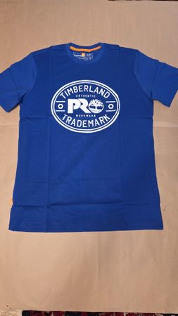 Timberland Pro T-Shirt Gr. M/ Blau Baumwolle