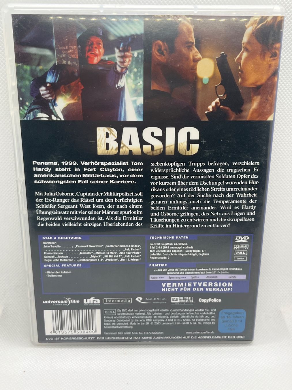 Alle DVDs: DVD Basic - John Travolta, Samuel L. Jackson – Gebraucht aus Hinterkappelen von Kim1992 1