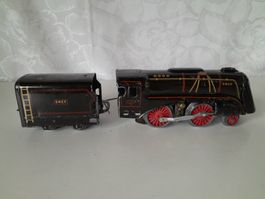 Lokomotive Elektrisch, mit Wagen JEP S.57, 1932, + Geschenk
