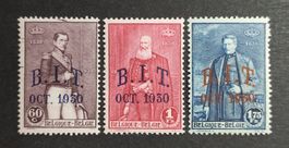 Belgien 1930, B.I.T. Ovpt., Satz ungestempelt
