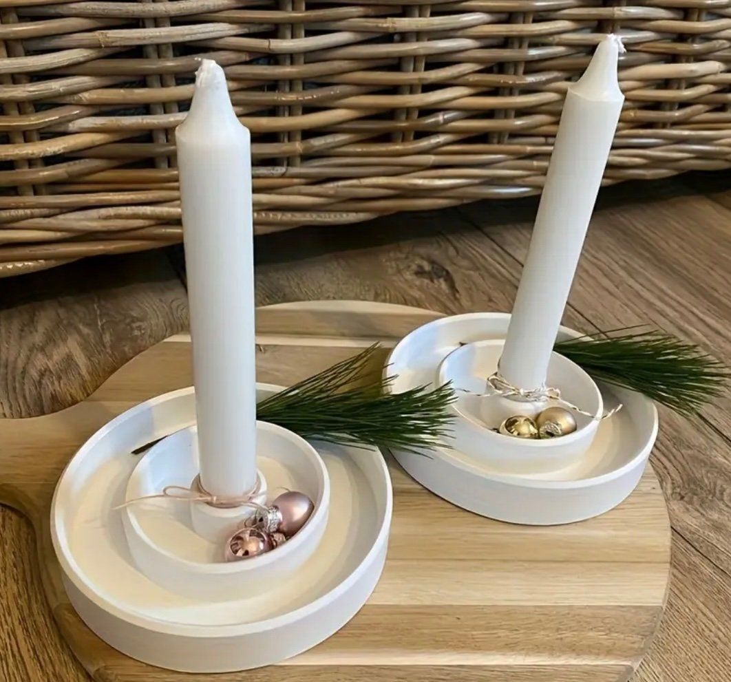 Teglie da forno: Giessform Silikonform Kerzenhalter Teller – Nuovo e nell'imballaggio originale da Kaltbrunn venduto da schere-stein-papier