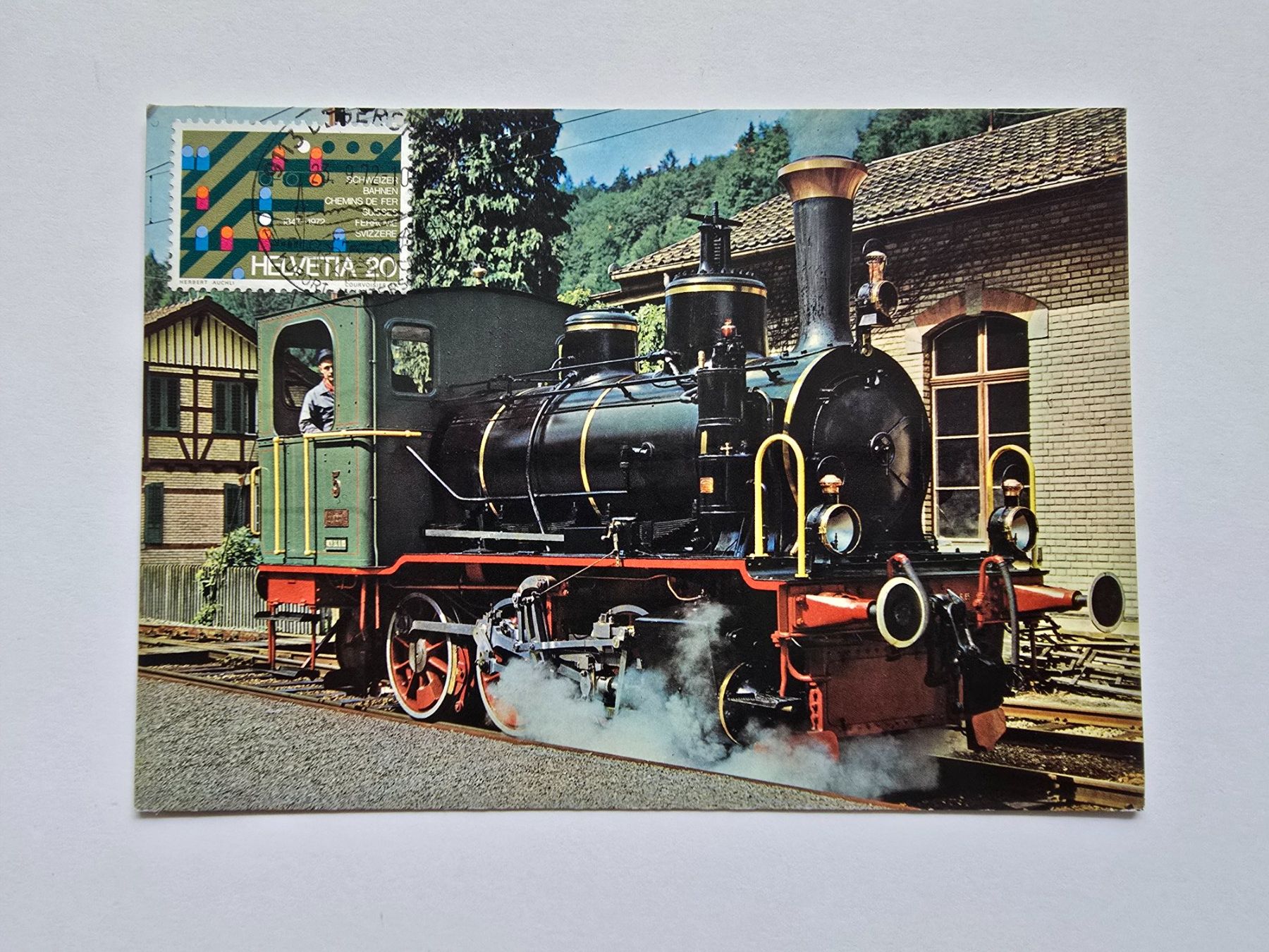 Cartoline postali: AK Bahnen Sihltalbahn "Schnaggi-Schnaggi" mit Stempel 1972 – Usato da Dättlikon venduto da Wundertuete_