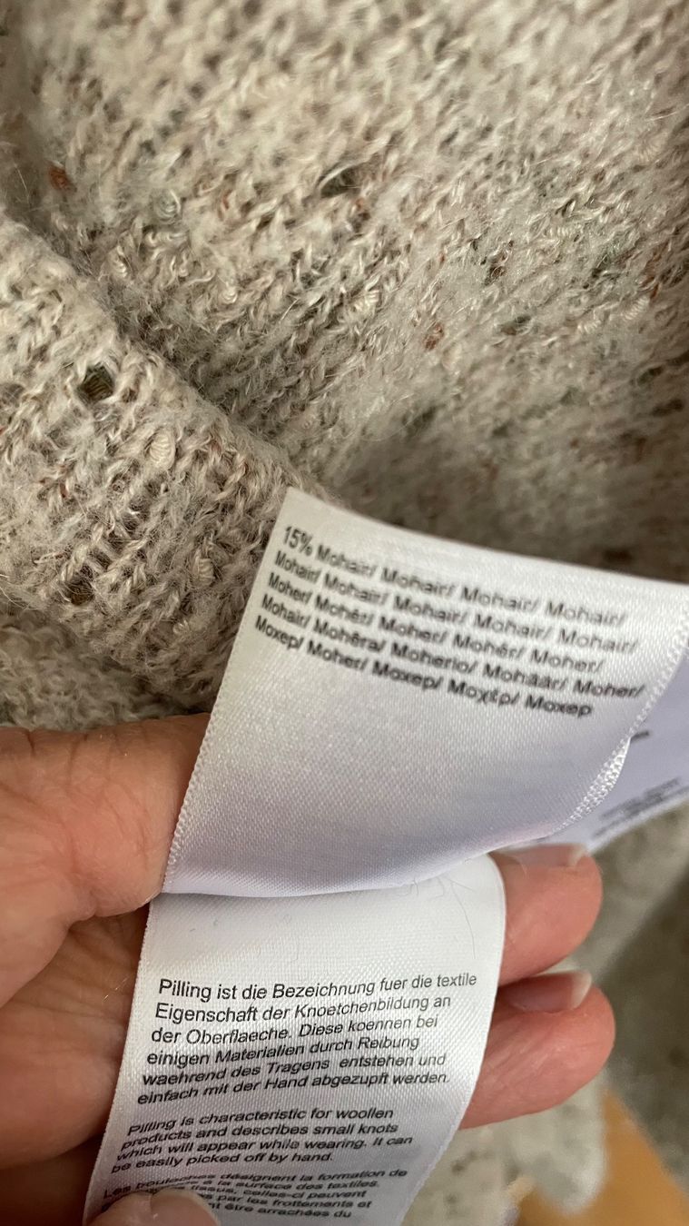 Comma Giacche: Comma Strickjacke, beige gesprenkelt – Usato da Trüllikon venduto da Megan 3