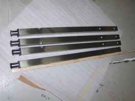 Tischbeine 4 Füße ca 40x 800mm  Verstellbar ca10mm rfr.