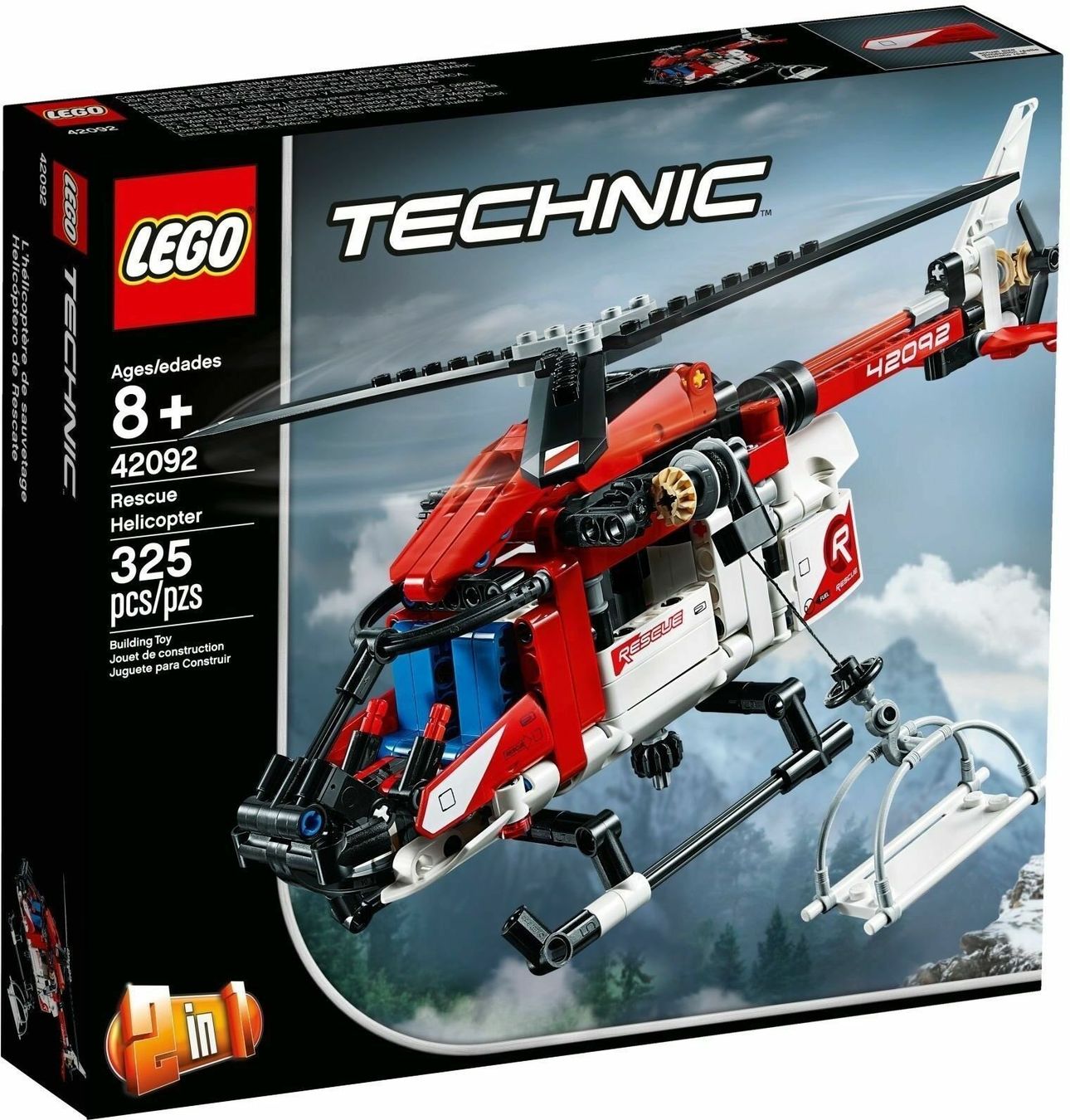 Lego Spielzeuge: LEGO TECHNIC Rettungshubschrauber - LEGO 42092 – Neu und originalverpackt aus Müstair von 1Collector1