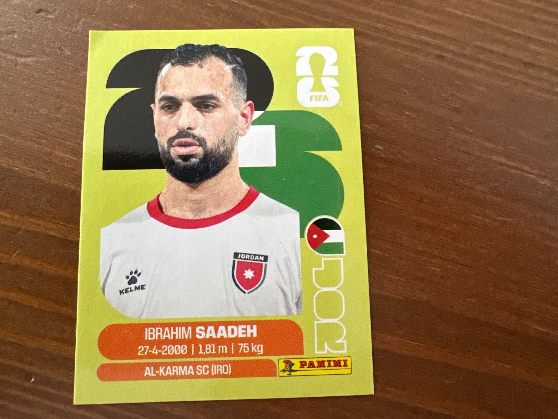 Panini Carte collezionabili: Panini JOR 9 FIFA World Cup 2026 – Nuovo e nell'imballaggio originale da Würenlos venduto da gtvlady_82