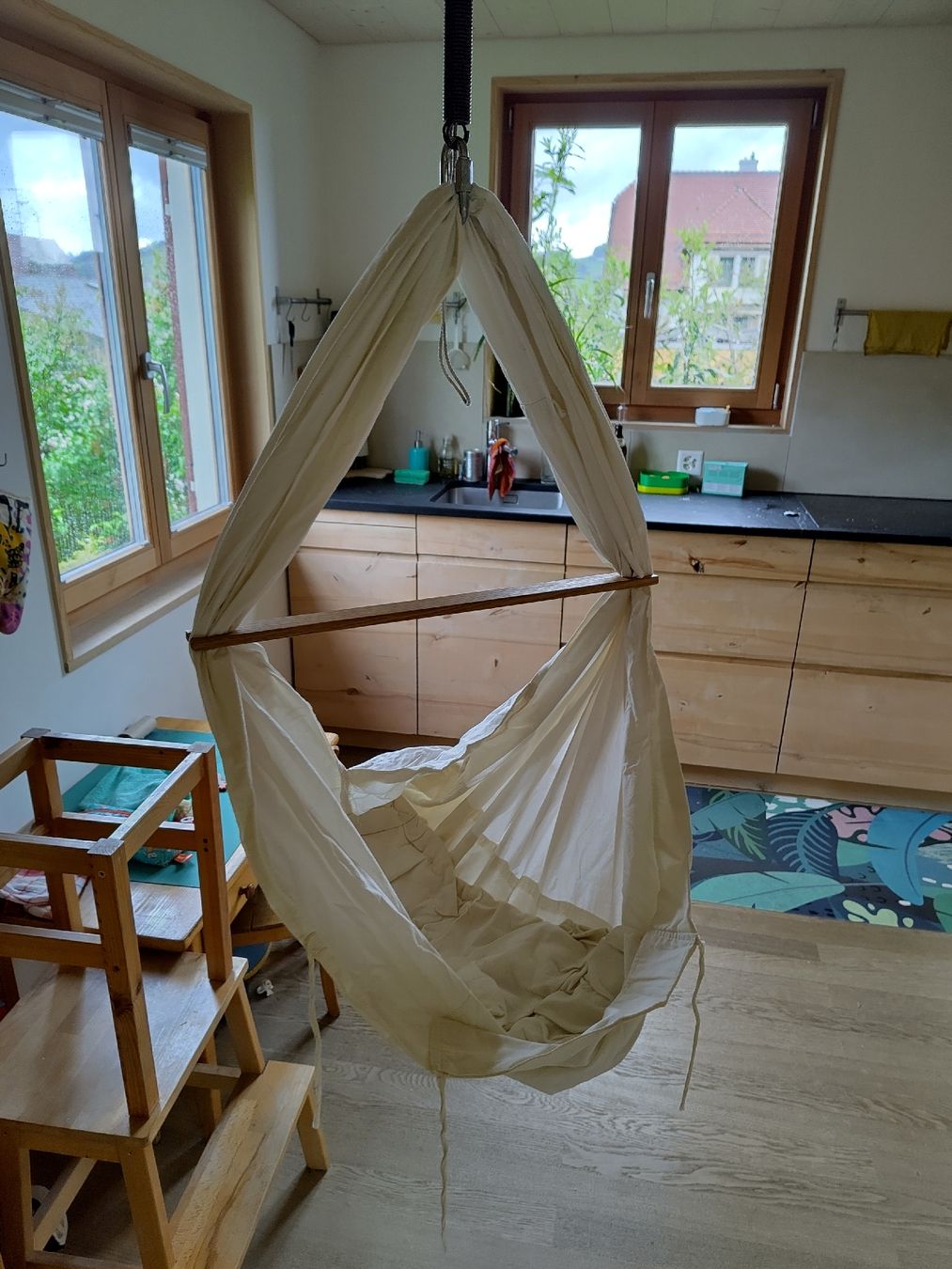 Hängematten: Dondolo - Hängewiege mit Feder – Gebraucht aus St. Gallen von Wysi 2