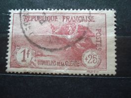 Frankreich, alte Zuschlagsmarke Orphelins de Guerre o