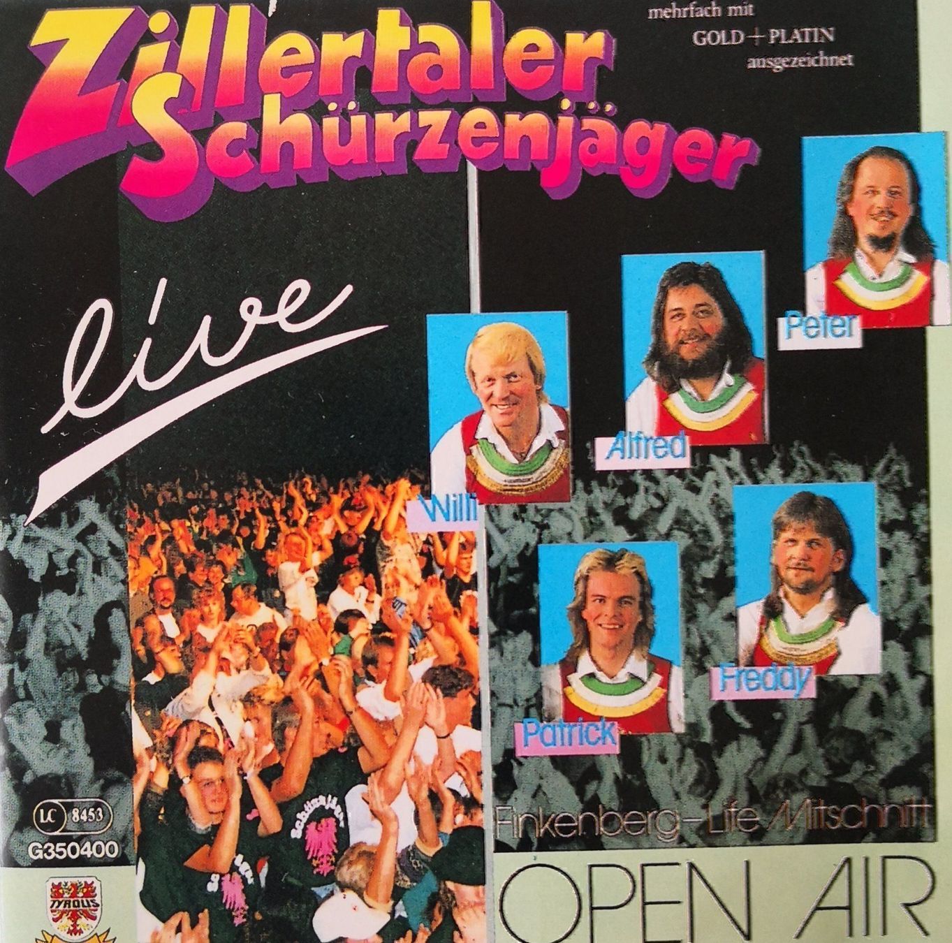 CD: ZILLERTALER SCHÜRZENJÄGER - LIVE - CD – Usato da Greifensee venduto da scharmant