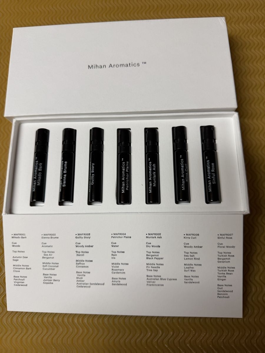 Profumi & Eau de Toilette: Coffret échantillon parfum Mihan Aromatics – Usato da fey venduto da Caductilometre