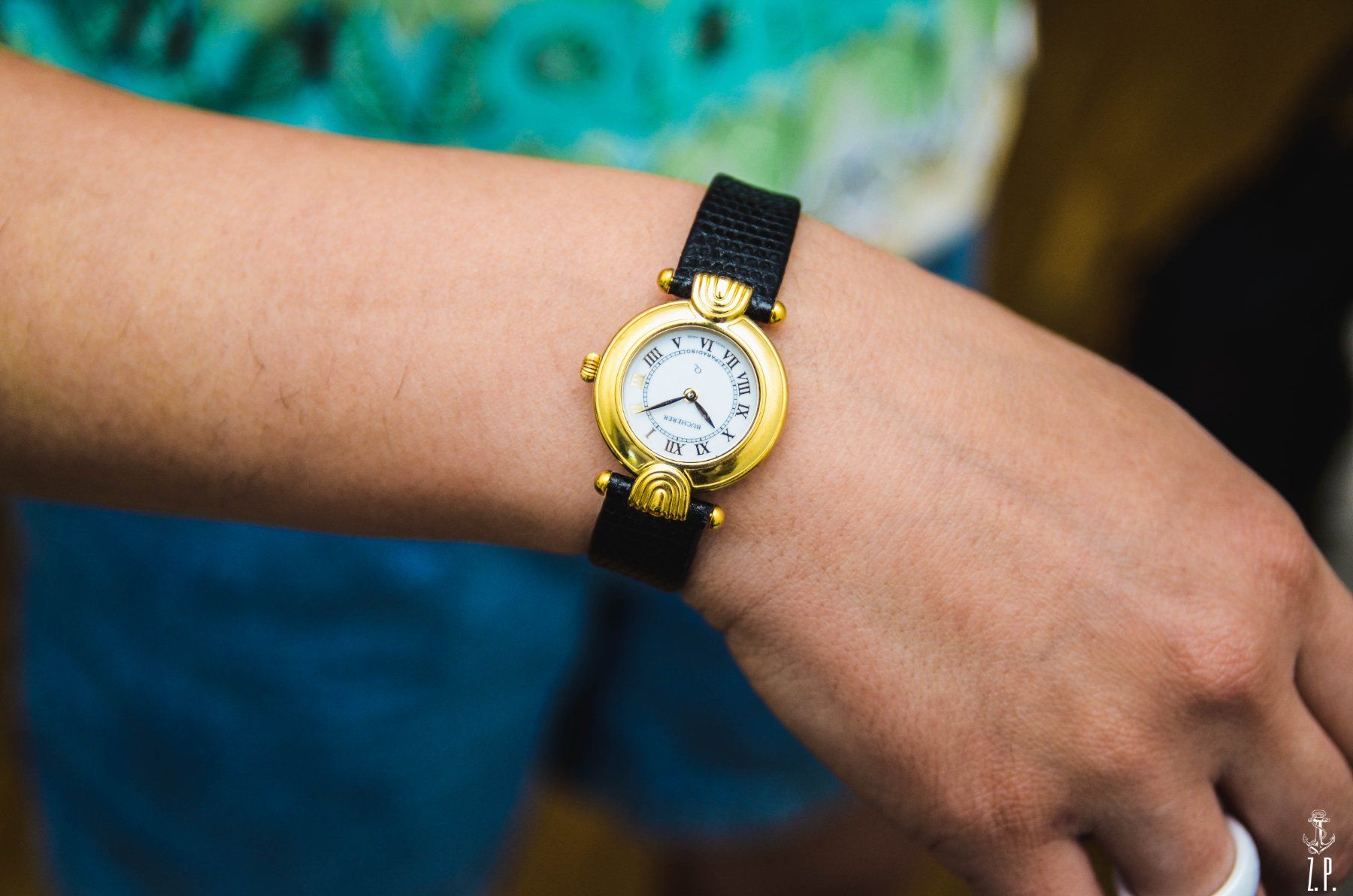 Bucherer Uhren: Bucherer Paradiso Ladies goldtone Quartz. – Defekt aus Boswil von ZPwatches