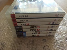 Sammlung Spiele TOP - FIFA 08,09,10,11,12,13,14 PS3