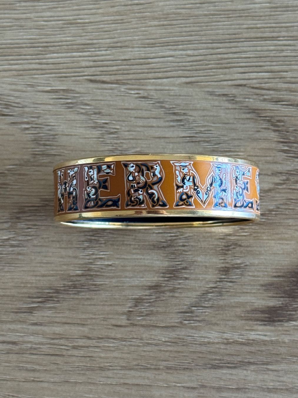 Hermès Bracelets: Hermes - Jonc - Marron / Doré – D'occasion à Neuchatel par TGPsa