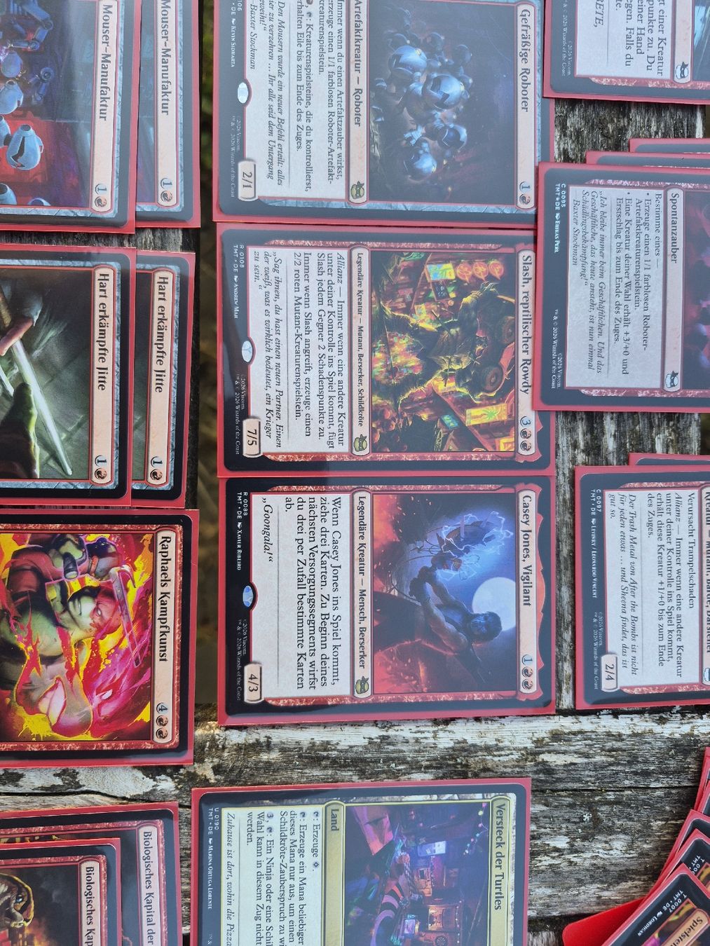 Magic The Gathering Sammelbilder & Trading cards: MTG TMNT Raphael Deck Deutsch NM + Gratis Pin – Gebraucht aus Savigny von loi_7wxv 4