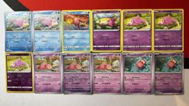 POKÉMON / 12x Slowpoke Lot 🇺🇸🇩🇪