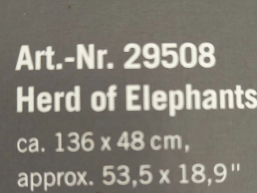 Heye Puzzles: Puzzle panorama 2000pcs Elephants – Gebraucht aus Fribourg von mcl_6kbj 3