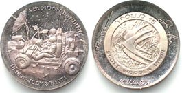 APOLLO 15 - 4TH MOON LANDING 1971 Silber PP