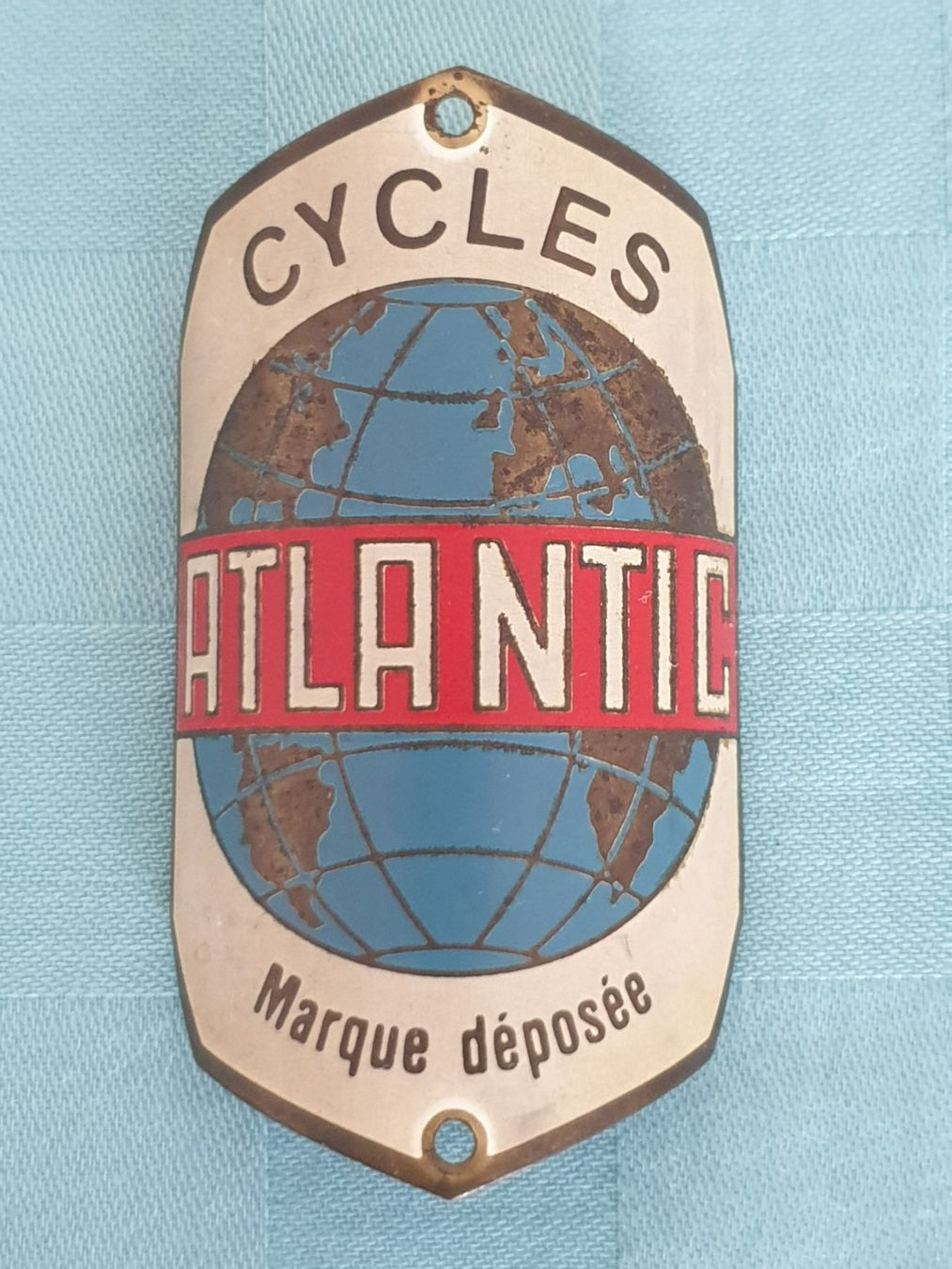 Schilder: CYCLES ALTLANTIC Emblem – Gebraucht aus Mörschwil von spirspi