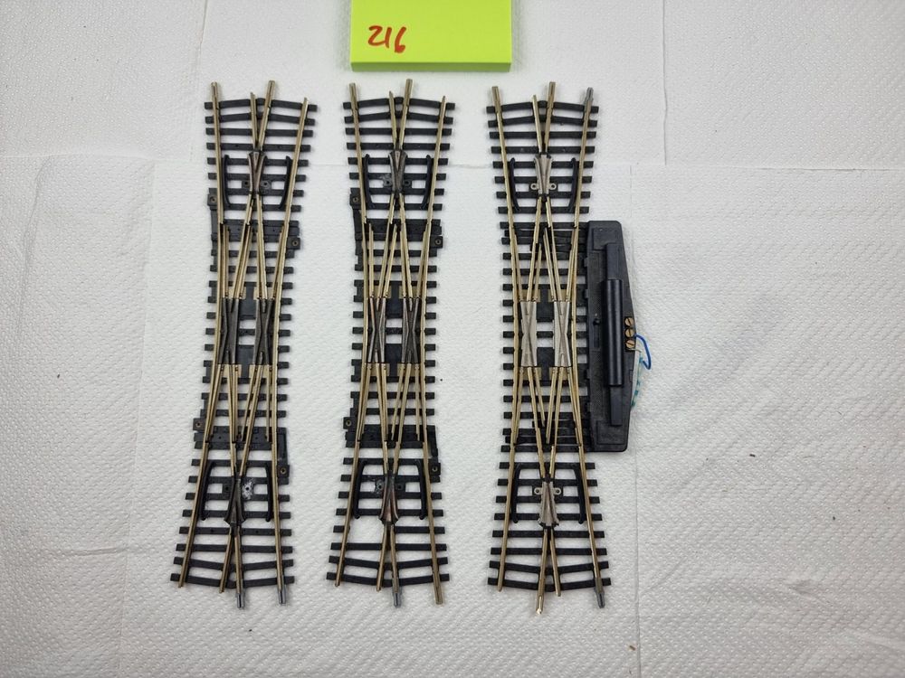 ROCO Weichen Set - 3 Doppelkreuzweichen - Spur H0 1:87 (Gebraucht) in ...