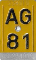 Velonummer AG 81