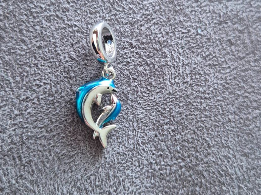 Ciondoli: Silber Charm Delfine +Garantie – Nuovo (secondo la descrizione) da Rotkreuz venduto da Carbone_Bijou-Shop