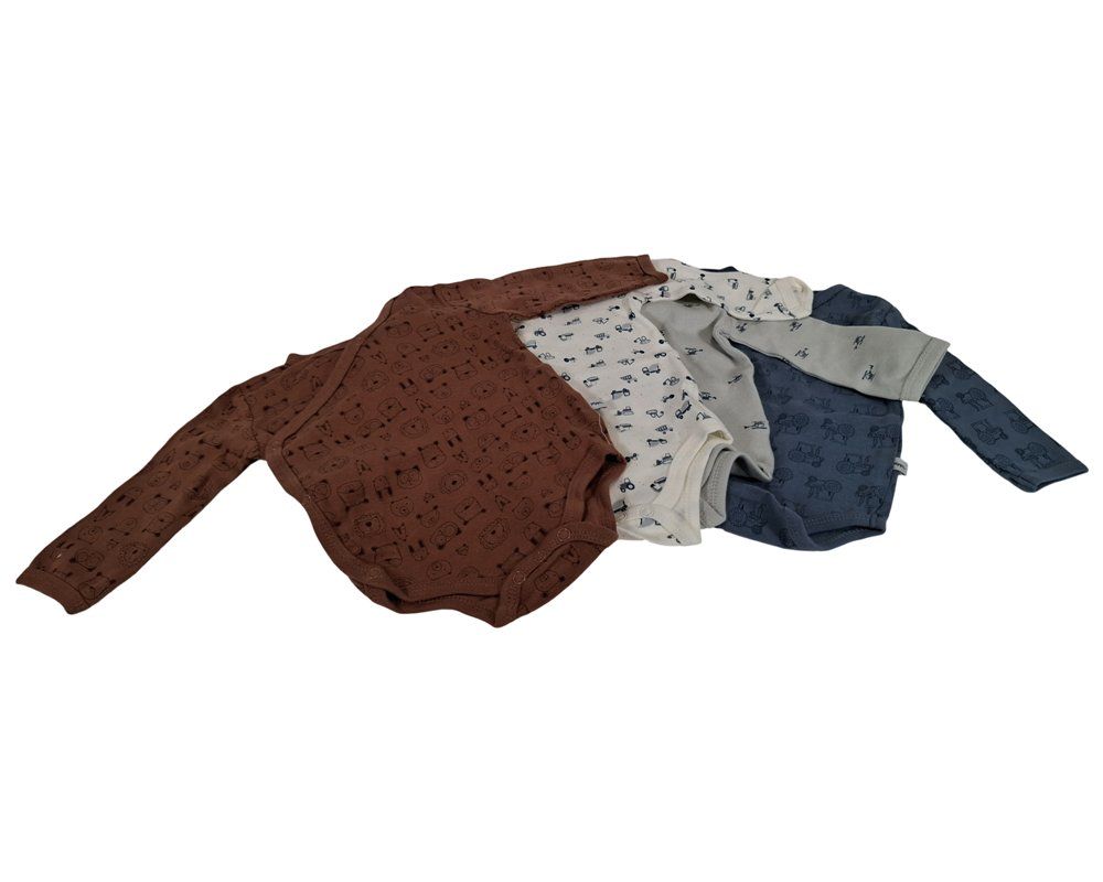 Lotti & Set di vestiti: PIPPI Wickel-Langarm-Body 4er-Set Gr. 62 – Nuovo e nell'imballaggio originale da Wil SG venduto da Restwert_Wil 1