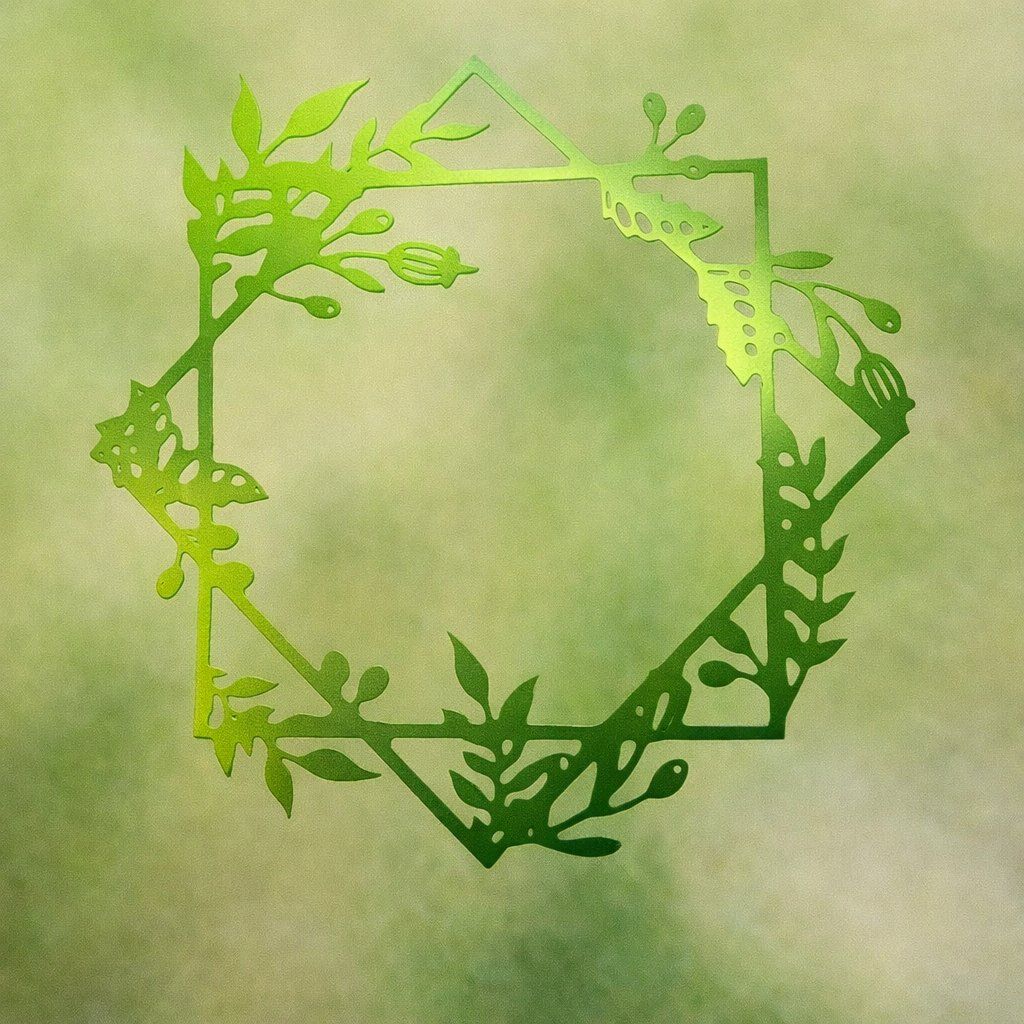 Sciablone: Neue Stanzschablone Blumenrahmen – Nuovo e nell'imballaggio originale da Effretikon venduto da wenuss 1
