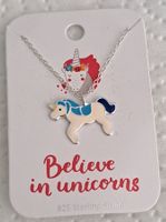 Collier licorne en argent