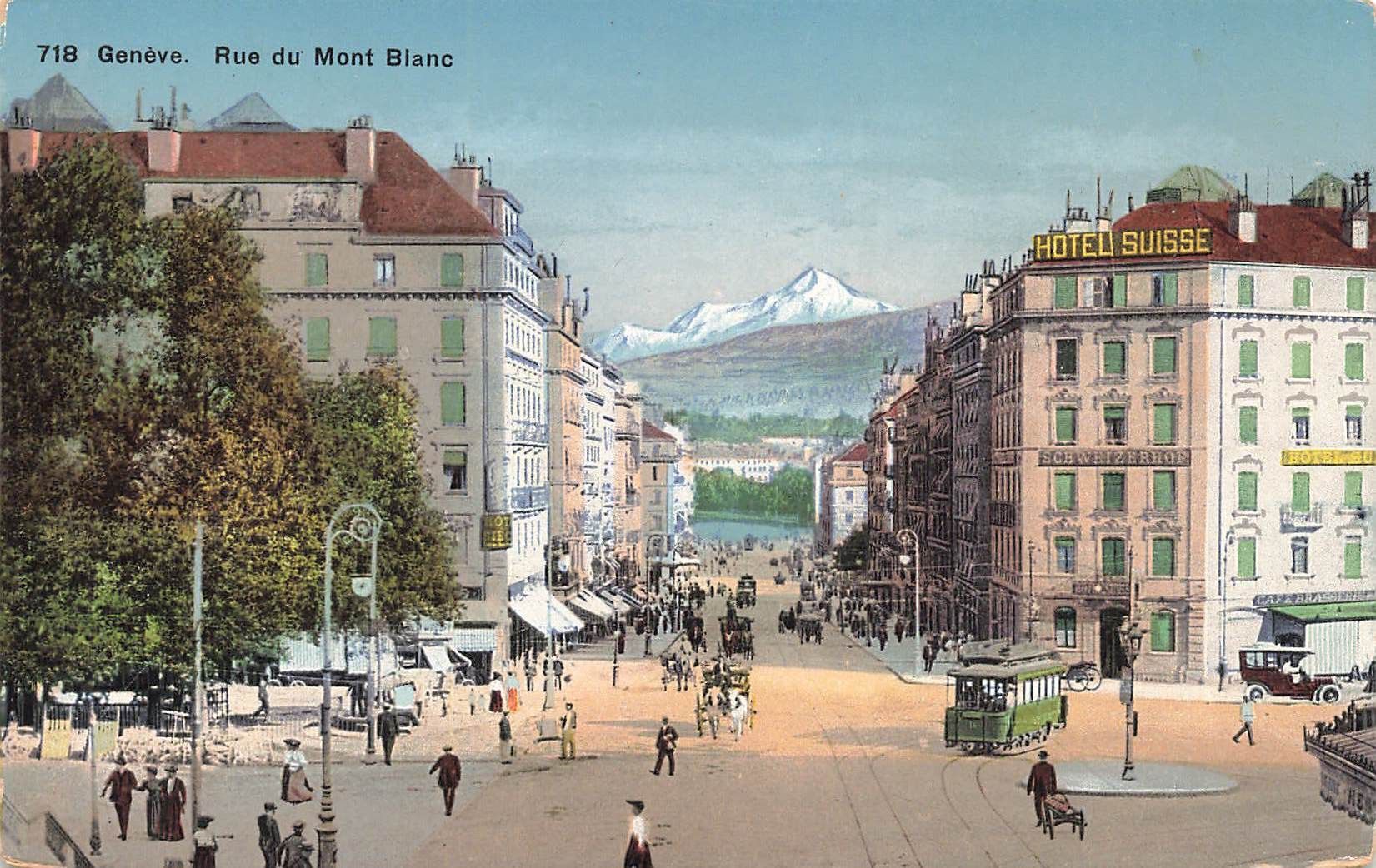 Cartoline postali: Geneve Tram Straßenbahnen – Usato da Biasca venduto da Blenio71