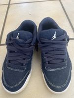 Jordan Sneakers Youth Size 5.5 Navy Blue Used